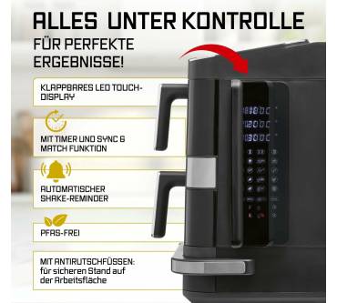 Produktbild Gourmetmaxx FryUp3 mit HighHeat-Ofenschublade