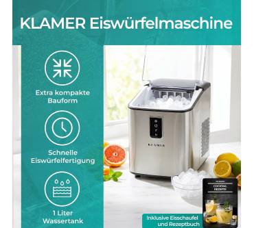 Produktbild Klamer Eiswürfelmaschine 1L