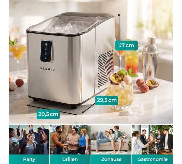 Produktbild Klamer Eiswürfelmaschine 1L