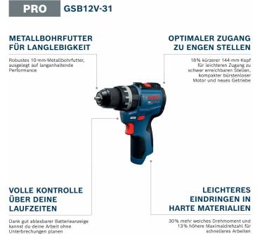 Produktbild Bosch GSB12V-31 Professional