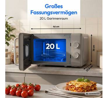 Produktbild Medion Life Retro-Mikrowelle MD 100119