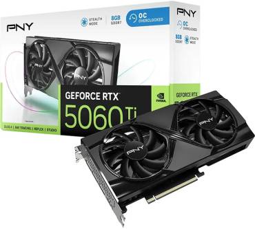 Produktbild PNY GeForce RTX 5060 Ti OC Dual Fan 8GB