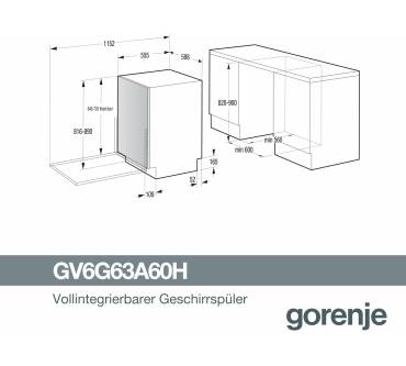 Produktbild Gorenje GV6G63A60H