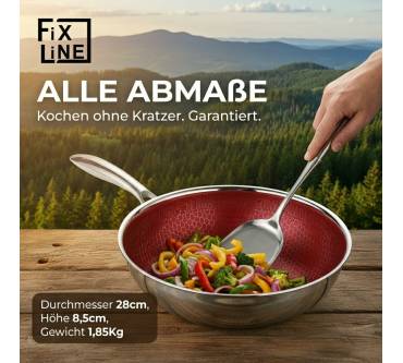 Produktbild Fixline Black Forest Wokpfanne