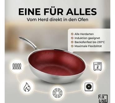 Produktbild Fixline Black Forest Wokpfanne