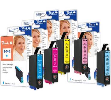 Produktbild Peach Farbpatronen 311713, -716, -719, -722, -725 (für Epson T04 -82, -83, -84, -85, -86)