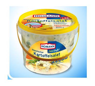 Produktbild Homann Salat Buffet Klassischer Kartoffelsalat mit Gurken und Zwiebeln