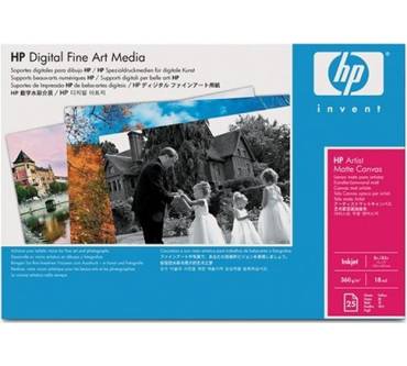 Produktbild HP Künstlerleinwand matt A3+