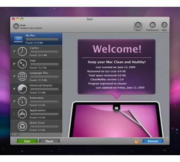 Produktbild MacPaw CleanMyMac 1.5.2