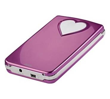 Produktbild Hama 2,5-Zoll-SATA-USB-2.0-Festplattengehäuse Pink-Heart