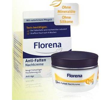 Florena Anti Falten Nachtcreme Mit Q10 Test Testberichte De