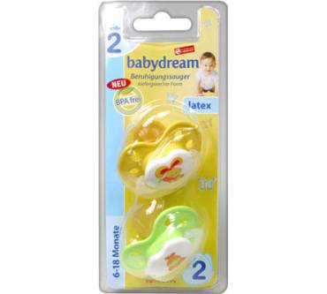 Produktbild Rossmann / Babydream Beruhigungssauger mit Ring, Latex Größe 2
