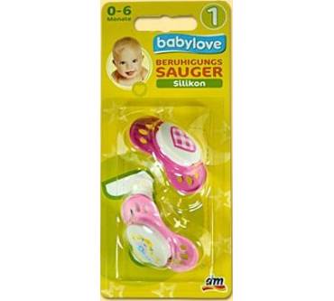 Produktbild dm / Babylove Beruhigungssauger, Silikon Größe 1