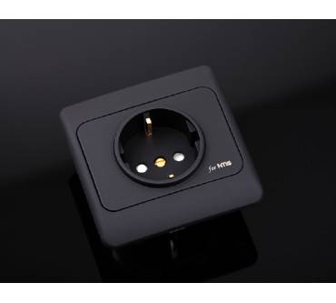 Produktbild HMS Schuko-Wandsteckdose Goldausführung