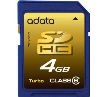 Produktbild ADATA 4 GB SDHC Turbo Class 6