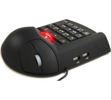 Produktbild GeekStuff4U Track Ball Mouse Numerical Keypad Hub