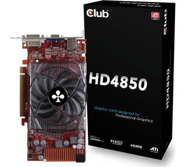 Produktbild Club 3D Radeon HD 4850 (CGAX-4852I)