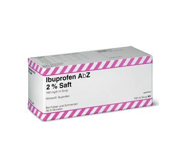 Produktbild Ibuprofen AbZ 2% Saft
