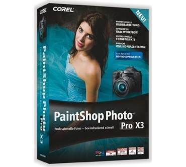 Produktbild Corel PaintShop Pro Photo X3
