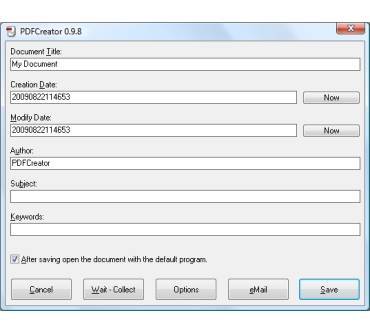 Produktbild PDF Forge PDFCreator 0.9.9