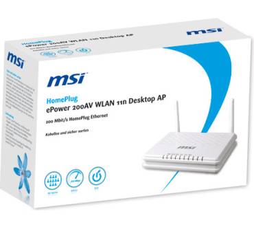 Produktbild MSI ePower 200AV+ 11n Desktop AP