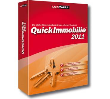 Produktbild Lexware QuickImmobilie 2011