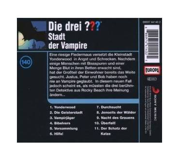 Produktbild Marco Sonnleitner Die drei ??? Stadt der Vampire (140)