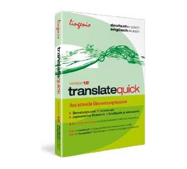 Produktbild Lingenio Translate Quick 12 Englisch