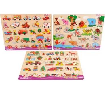 Produktbild Eichhorn Holzpuzzle Bauernhof