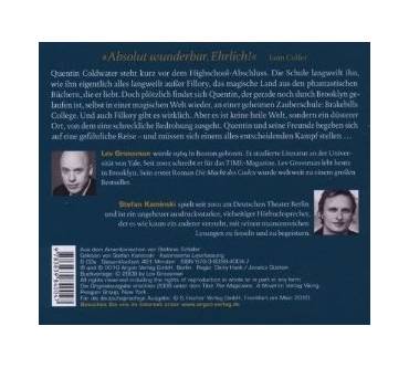 Produktbild Lev Grossman Fillory. Die Zauberer