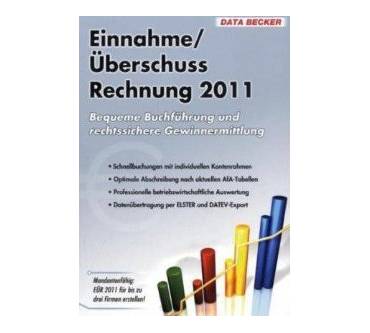 Produktbild Data Becker Einnahme/Überschuss Rechnung 2011