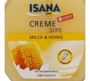 Produktbild Rossmann / Isana Cremeseife  Milch & Honig