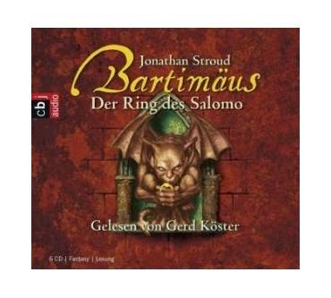 Produktbild Jonathan Stroud Bartimäus. Der Ring des Salomo