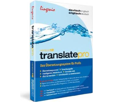 Produktbild Lingenio translate pro 12 English