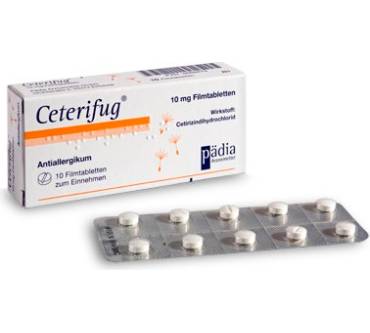 Produktbild Pädia Ceterifug, Filmtabletten