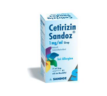 Produktbild Sandoz Cetirizin Sandoz 1 mg/ml, Sirup
