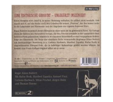 Produktbild Franz Kafka Der Process