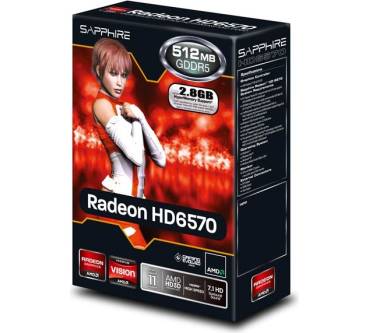 Produktbild Sapphire Radeon HD 6570 512MB GDDR5 HM