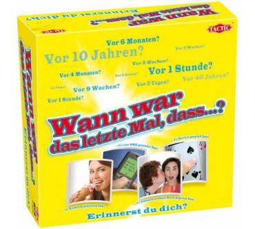 Produktbild Tactic Wann war das letzte Mal, dass...?