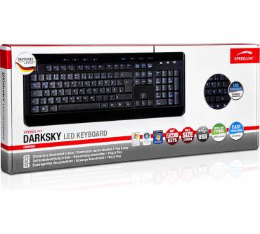 Produktbild SpeedLink Darksky LED Tastatur (SL-6480-SBK)