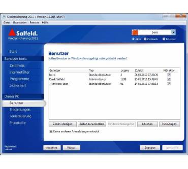 Produktbild Salfeld Kindersicherung 2011