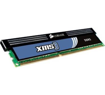 Produktbild Corsair XMS3 4GB DDR3-1600 Kit (CMX4GX3M2A1600C8)