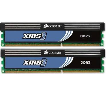 Produktbild Corsair XMS3 4GB DDR3-1600 Kit (CMX4GX3M2A1600C8)