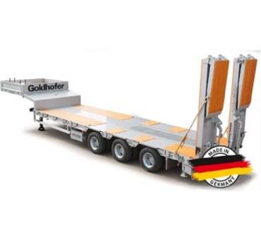 Produktbild Dickie-Tamiya Carson GOLDHOFER Sattelanhänger BAU STN-L 3 (mit Plateau)