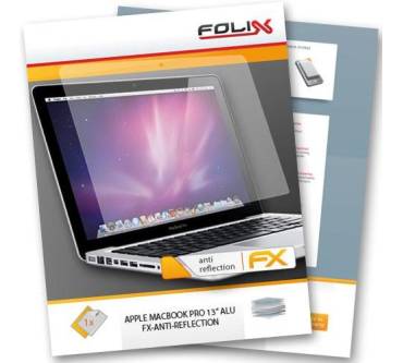 Produktbild FoliX FX-Anti-Reflex Displayschutzfolie für Apple MacBook Pro
