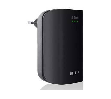 Produktbild Belkin Powerline Share 3-Port AV Strom-Netzwerkadapter (F5D4081de)