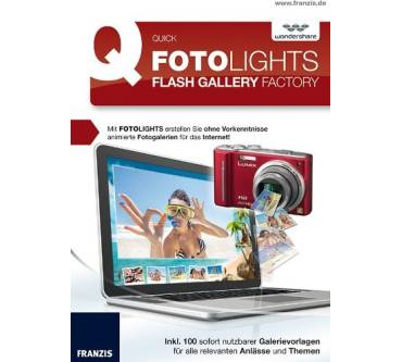 Produktbild Wondershare Software FotoLights Flash Gallery Factory Quick