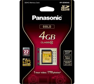Produktbild Panasonic Gold SDHC Class 10
