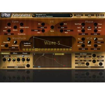 Produktbild U-he Audio Zebralette