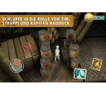 Produktbild Gameloft Die Abenteuer von Tim und Struppi: Das Geheimnis der Einhorn - Das Spiel (App)